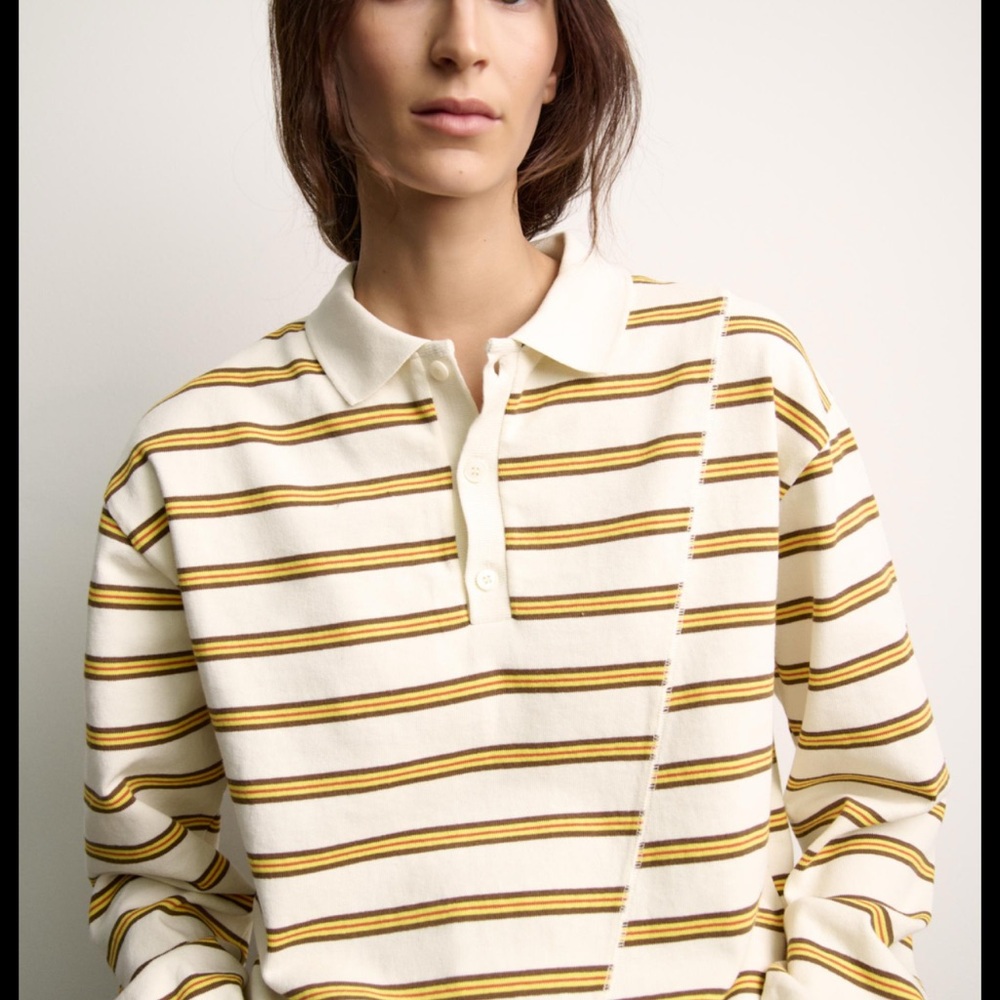 Zara Striped Polo Shirt